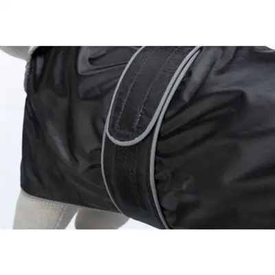 Trixie regenjas hond Orléans zwart 45 cm – waterdicht, fleece voering - Afbeelding 6