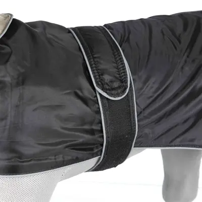 Trixie regenjas hond Orléans zwart 60 cm – waterdicht, fleece voering - Afbeelding 7