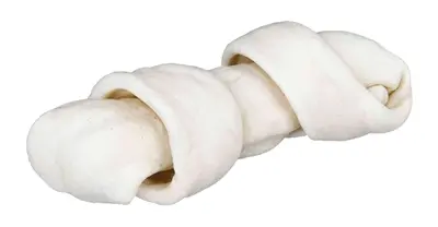 Trixie Denta Fun knotted chewing bone 16 cm – 100% runderhuid
