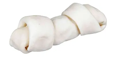 Trixie Denta Fun knotted chewing bone 24 cm – 100% runderhuid