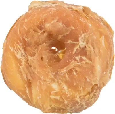 Trixie Denta Fun chicken chewing ring 150 g – runderhuid met kip