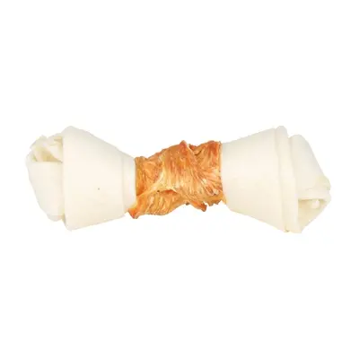Trixie Denta Fun knotted chicken chewing bone 15 cm – 6 x 70 g - Afbeelding 2