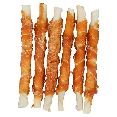 Trixie Denta Fun Chicken Chewing Rolls 70 g – runderhuid met kip - Afbeelding 4