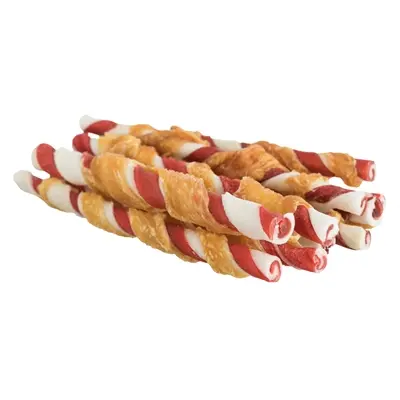 Trixie Denta Fun barbecue chicken chewing rolls – 6 x 80 g - Afbeelding 2