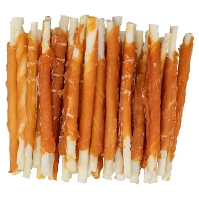 Trixie Denta Fun chicken chewing rolls 12 cm – 6 x 240 g - Afbeelding 2