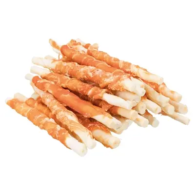 Trixie Denta Fun chicken chewing rolls 12 cm – 6 x 240 g - Afbeelding 4