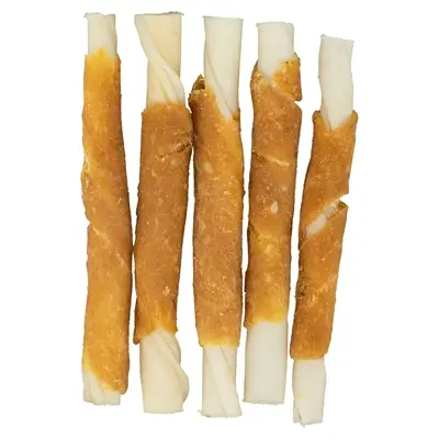 Trixie Denta Fun buffalo chewing rolls 12 cm – 6 x 70 g - Afbeelding 2