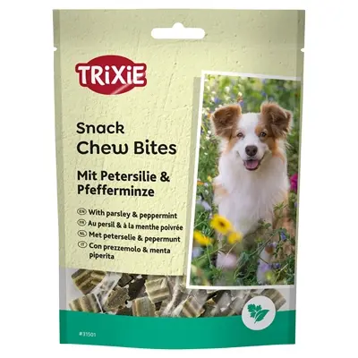 Trixie Denta Fun Chew Bites 150 g – peterselie en pepermunt
