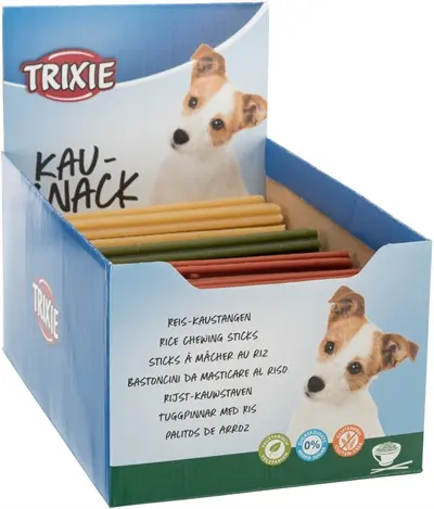 Trixie rijstkauwstaaf 17 cm – vegetarisch, 45 g