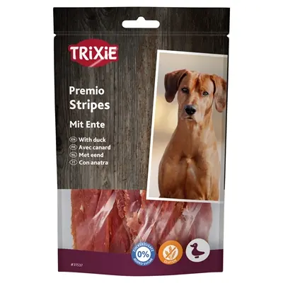 Trixie Premio Ducky Stripes 6 x 100 g – eendenborst, 90% vlees