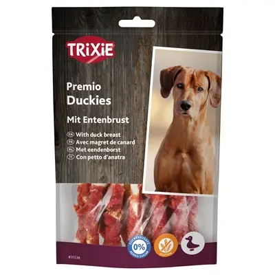 Trixie Premio Duckies 6 x 100 g – snackbotjes met eendenvlees