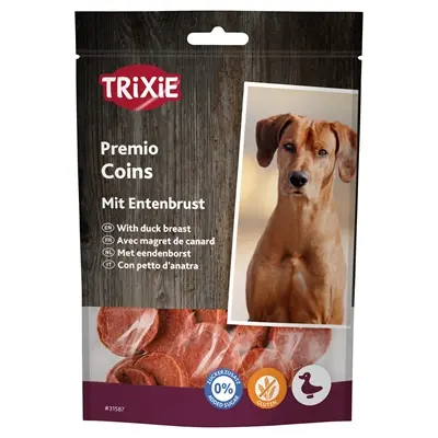 Trixie Premio Duck Coins 6 x 80 g – eendenborst, 86% vlees