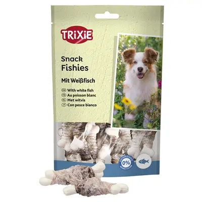 Trixie Premio Fishies 6 x 100 g – snackbotjes met witvis