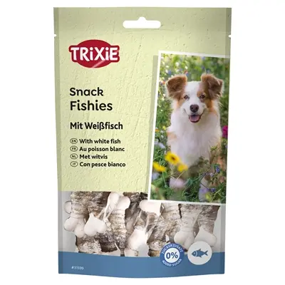 Trixie Premio Fishies 6 x 100 g – snackbotjes met witvis - Afbeelding 2