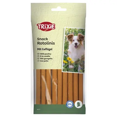 Trixie Soft Snack Rotolinis gevogelte 12 cm – 12 x 120 g