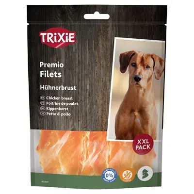Trixie Premio kipfilet XXL 6 x 300 g – kippenborst, 85% vlees