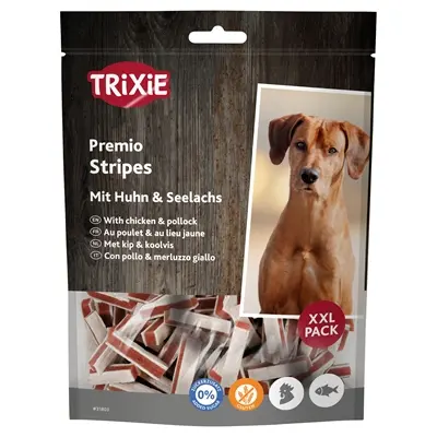 Trixie Premio Fish Chicken Stripes XXL 6 x 300 g – kip en koolvis