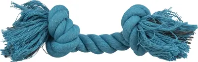 Trixie flostouw petrol 20 cm – kauwtouw, 4 stuks