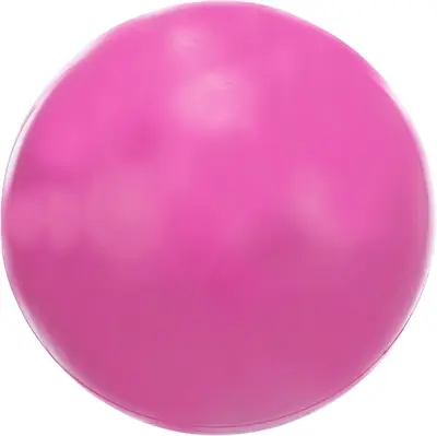 Trixie natuurrubber bal zonder geluid roze 7 cm – 3 stuks