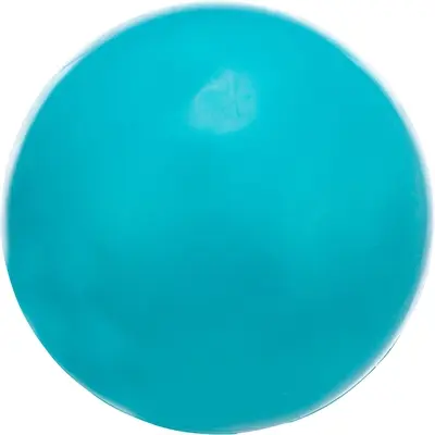 Trixie natuurrubber bal zonder geluid blauw 8 cm – 3 stuks