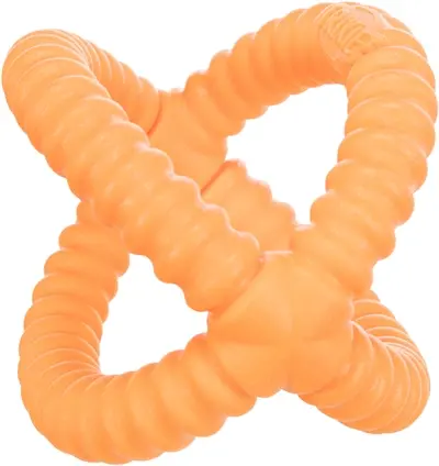 Trixie Aqua Toy trekspeeltje drijvend TPR oranje 14 cm
