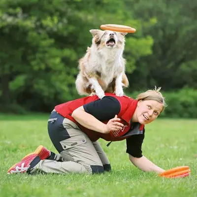 Trixie Dog Disc kunststof 19 cm – bijtvaste wedstrijdfrisbee - Afbeelding 6