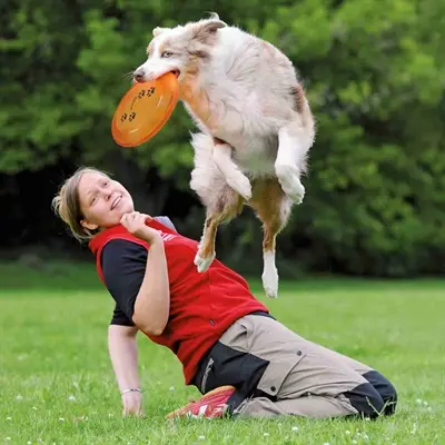 Trixie Dog Disc kunststof 23 cm – bijtvast, voor discdogging - Afbeelding 7