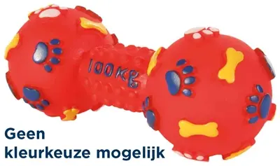 Trixie vinyl halter met geluid 15 cm – hondenspeelgoed