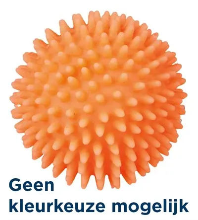 Trixie egelbal vinyl 7 cm – hondenspeelgoed met geluid