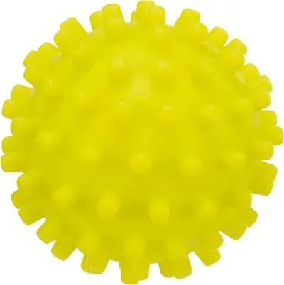 Trixie vinyl egelbal met geluid lime 10 cm – 3 stuks