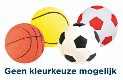 Trixie drijvende schuimrubber neonbal 6 cm – assorti in display