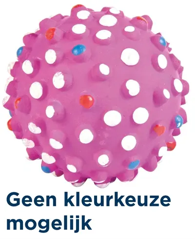 Trixie egelbal schuimrubber 7 cm – drijvende hondenspeelbal, assorti