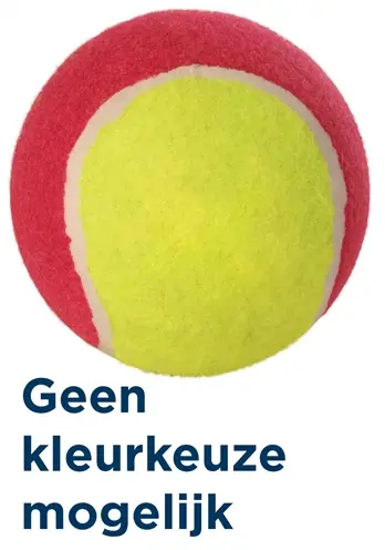 Trixie tennisbal hondvriendelijk assorti – display 12 stuks