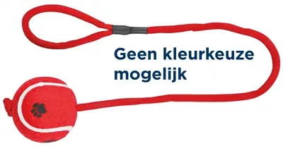 Trixie tennisbal aan koord hondvriendelijk – 3 stuks
