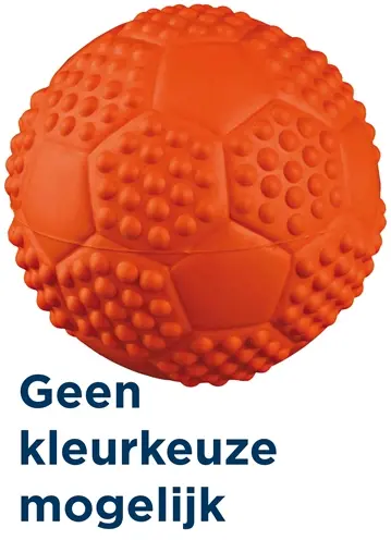 Trixie natuurrubber sportbal 7 cm – met geluid, diverse motieven