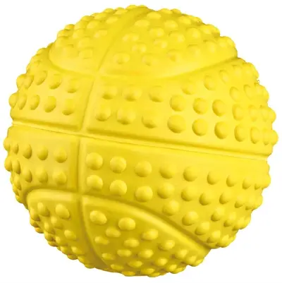 Trixie natuurrubber sportbal 7 cm – met geluid, diverse motieven - Afbeelding 4