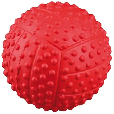 Trixie natuurrubber sportbal 7 cm – met geluid, diverse motieven - Afbeelding 5