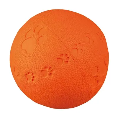 Trixie natuurrubber bal met geluid 7 cm – hondenspeelgoed - Afbeelding 2