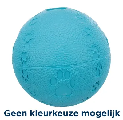 Trixie natuurrubber bal met geluid 9 cm – hondenspeelgoed