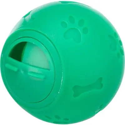 Trixie snackbal kunststof blauw 11 cm – verstelbare opening