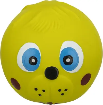 Trixie latex face bal met geluid 6 cm – verschillende figuren - Afbeelding 4