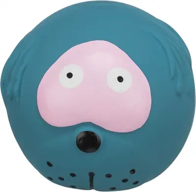 Trixie latex face bal met geluid 6 cm – verschillende figuren - Afbeelding 5