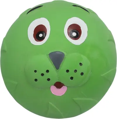 Trixie latex face bal met geluid 6 cm – verschillende figuren - Afbeelding 6