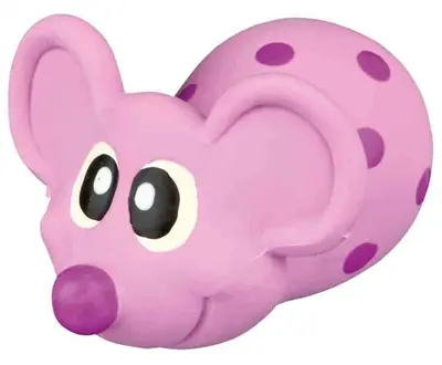 Trixie hondenspeelgoed latex muis 8 cm – met geluid - Afbeelding 2