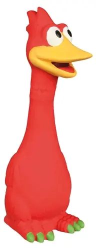 Trixie hondenspeelgoed latex vogel 20 cm – met dierengeluid, assorti