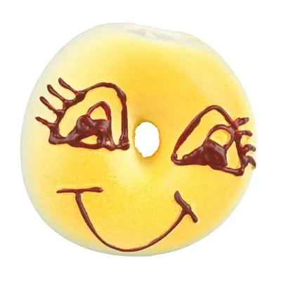 Trixie hondenspeelgoed latex bagel 6 cm – met geluid, 44 stuks assorti - Afbeelding 2