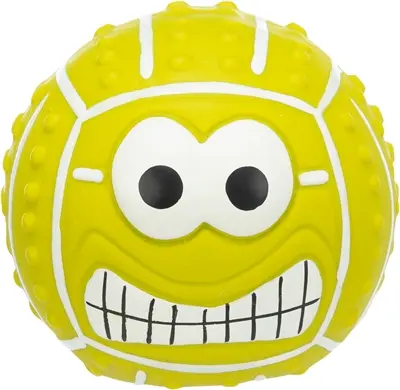 Trixie hondenspeelgoed latex sportbal 7 cm – met geluid, assorti - Afbeelding 3