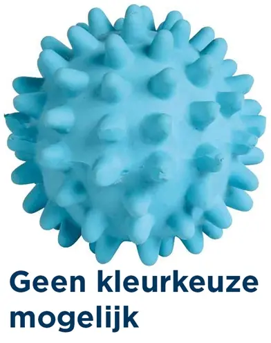 Trixie hondenspeelgoed latex egelbal 6 cm – met geluid