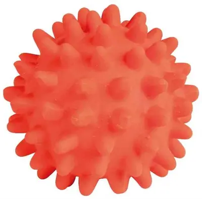 Trixie hondenspeelgoed latex egelbal 7 cm – met geluid - Afbeelding 4