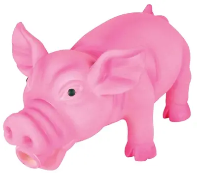 Trixie hondenspeelgoed latex varken 17 cm – met dierengeluid - Afbeelding 3